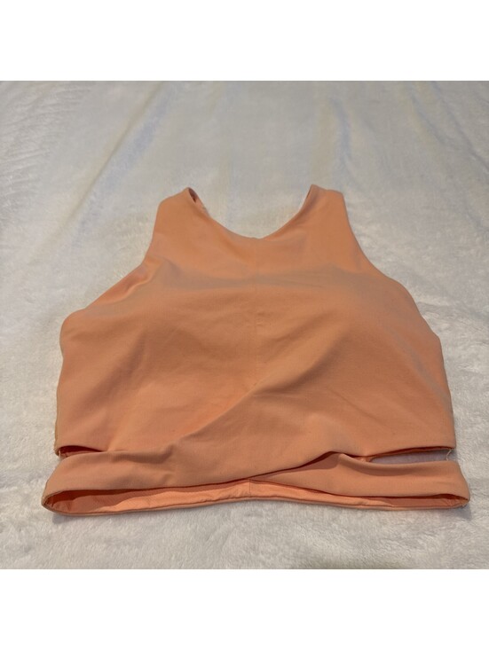 Athleta Tops - Athleta Conscious Cut Out Crop Top  Light Orange  Bra S (003)
